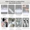 2 Pack Adjustable Balloon Arch Stand Kit – 7 Ft Metal Balloon Column Stands with Telescopic Poles for Birthday, Wedding, Graduation, Baby Shower & Party Decorations